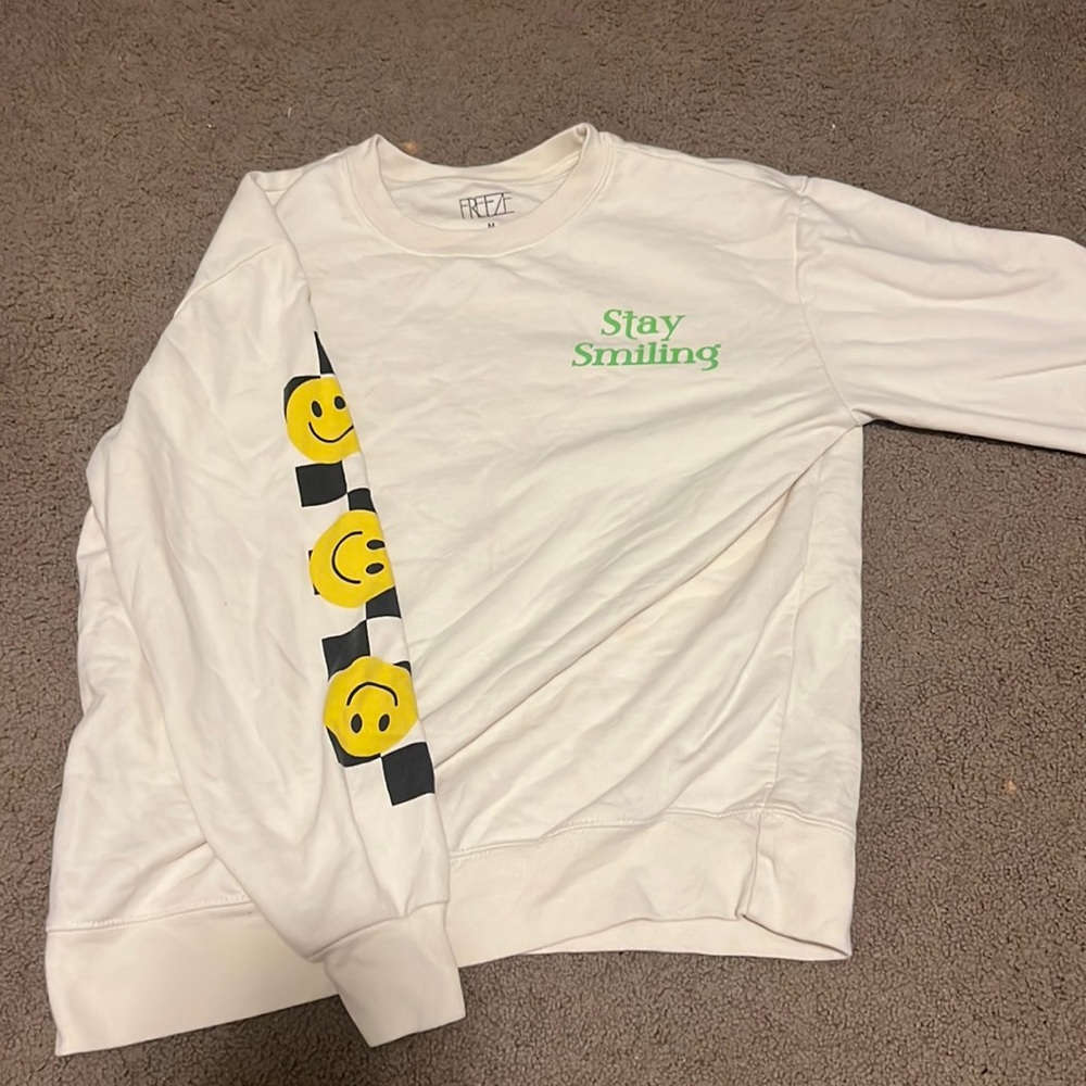 stay smiling crewneck